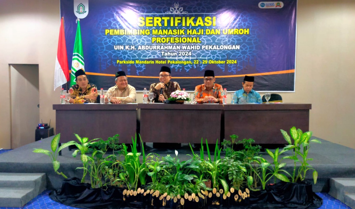 Rektor UIN Gus Dur Buka Sertifikasi Pembimbing Manasik Haji Profesional 2024