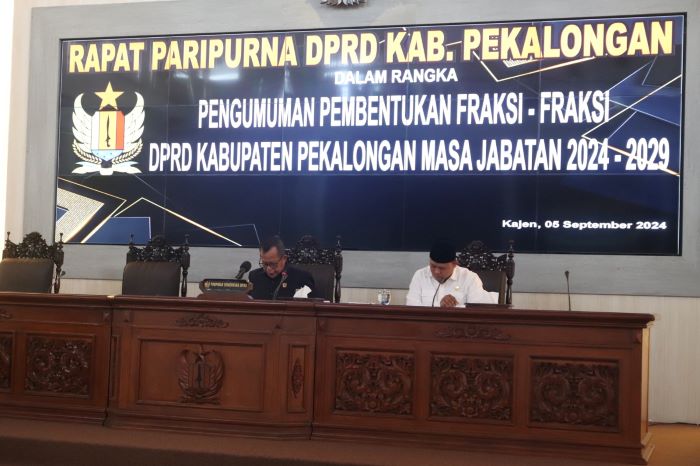 6 Fraksi di DPRD Kabupaten Pekalongan 2024-2029 Terbentuk, PKS Gabung ke Fraksi Partai Golkar