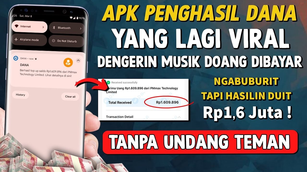Aplikasi Penghasil Uang: Ngabuburit Sambil Streaming Musik? Dibayar Rp1,6 Juta, Terbukti Cair ke DANA!
