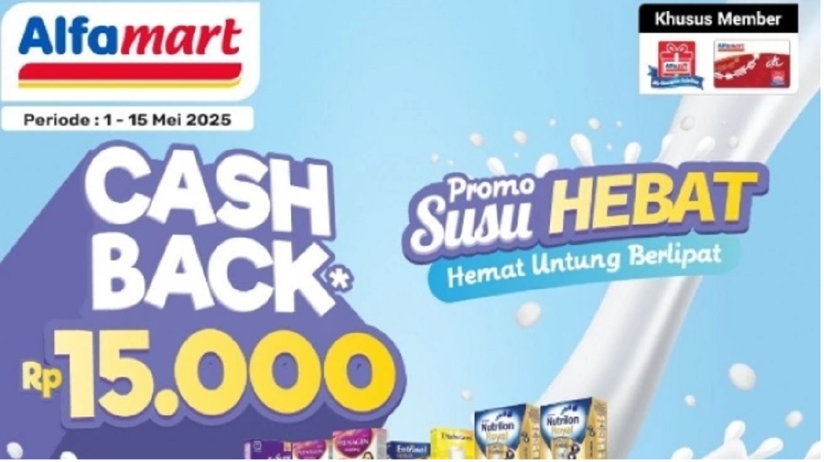 Cashback Rp90.000 Nunggu Kalian! Ini Cara Dapat Untung Ganda dari Promo Susu Alfamart! Gratis Ongkir