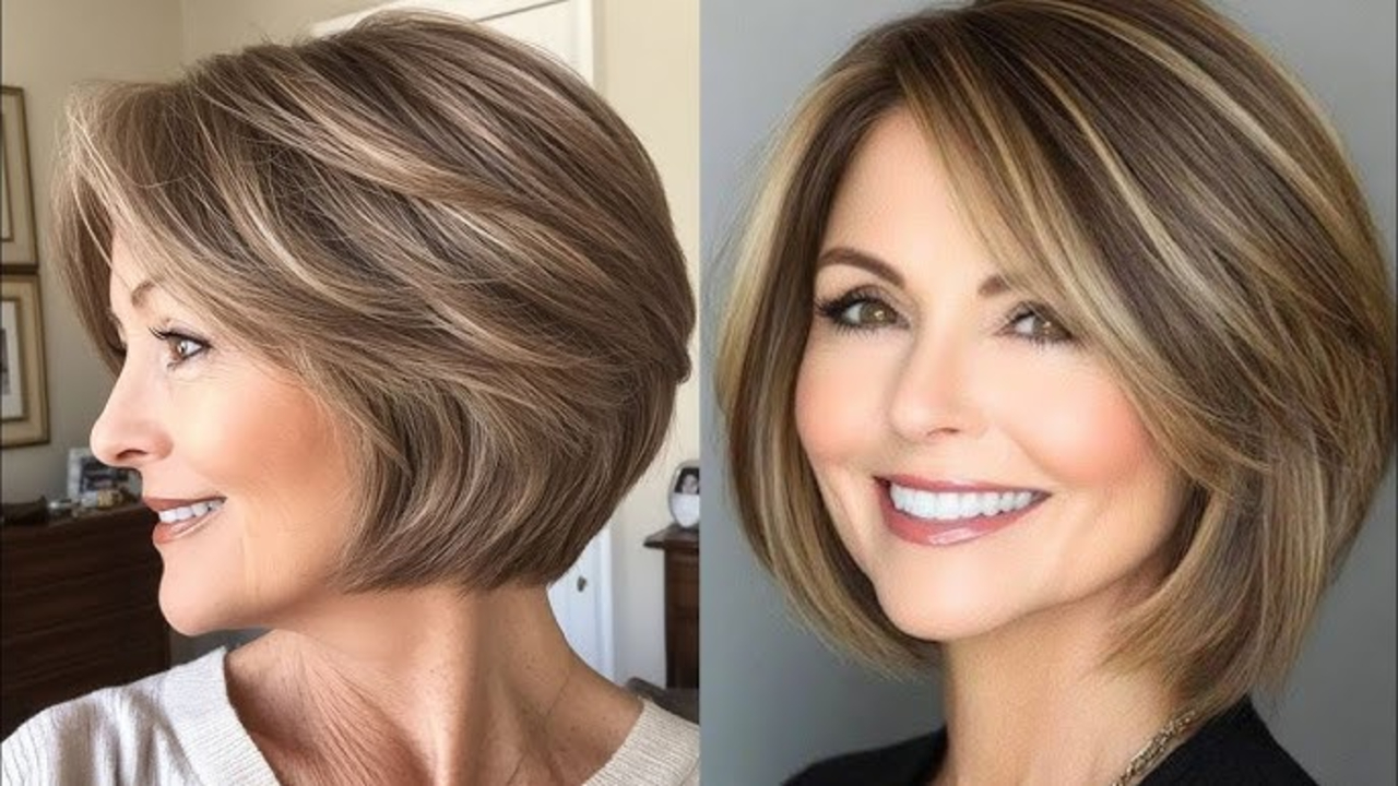 5 Model Rambut Bob Nungging Sesuai Bentuk Wajah untuk Usia 50 Tahunan, Bikin Wajah Cantik dan Awet Muda