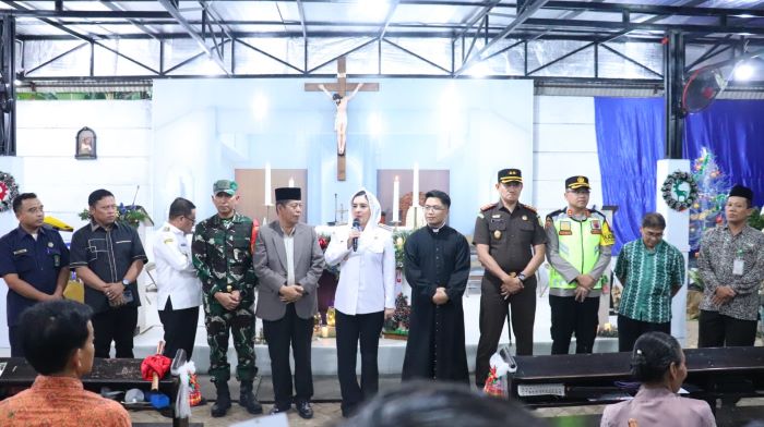 Forkopimda Kabupaten Pekalongan Pantau Pos Pam Dan Gereja, Pastikan Natal 2025 Aman