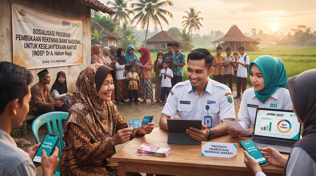 Tepatkah Pembukaan Rekening Bank untuk 200 Juta Warga Indonesia? Ini Analisis Ekonom INDEF
