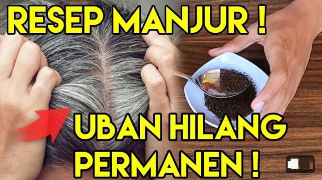 3 Bahan Dapur Penghitam Uban dalam 1 Malam, Begini Cara Meraciknya Agar Rambut Hitam Permanen 