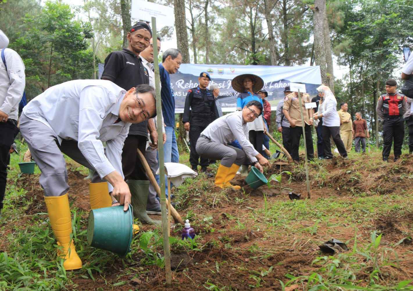 Peringati Hari Menanam Pohon, PT BPI Bekerjasama DLHK Jateng Gekar Gerakan Kolaborasi Desa Peduli DAS LESTARI
