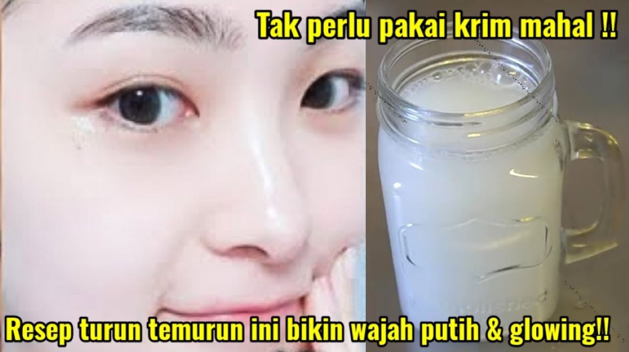 DIY Racikan Susu Pemutih Wajah, Flek Hitam Pudar Tambahkan 1 Bahan Ini