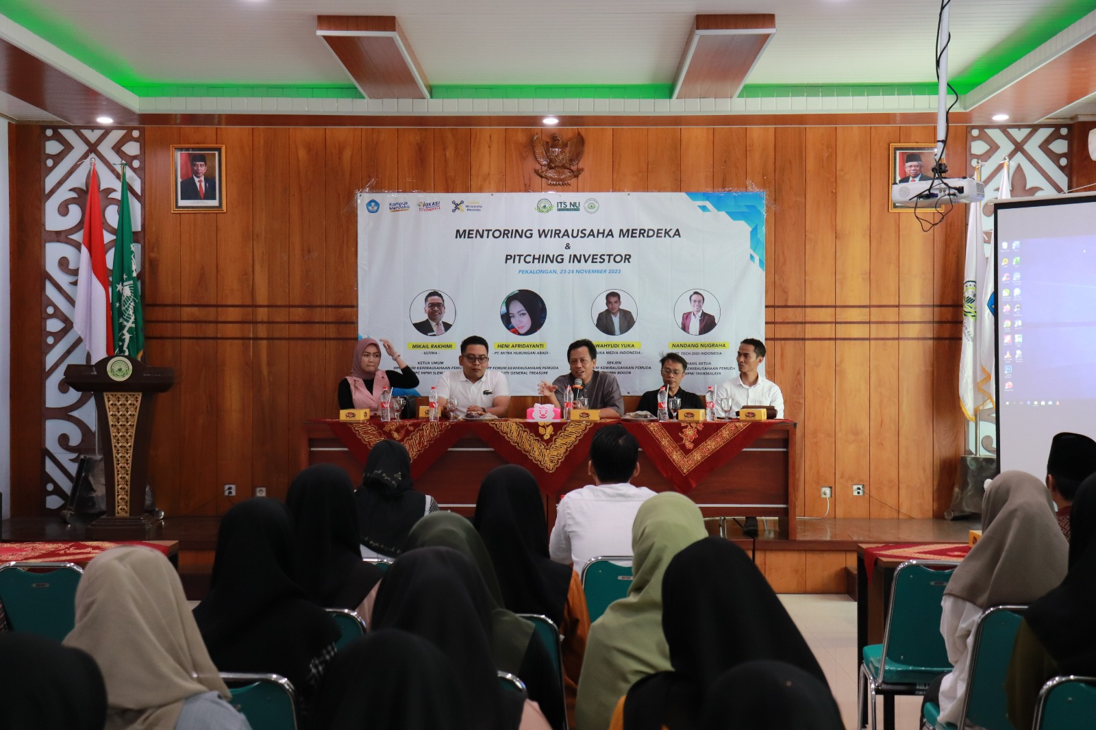 ITSNU Pekalongan Gelar Mentoring Wirausaha Merdeka dan Pitching Investor