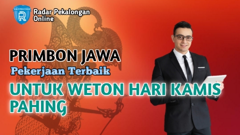 Inilah 2 Pekerjaan Terbaik Untuk Weton Hari Kamis Pahing menurut Primbon Jawa, Mau Tahu Apa Saja?