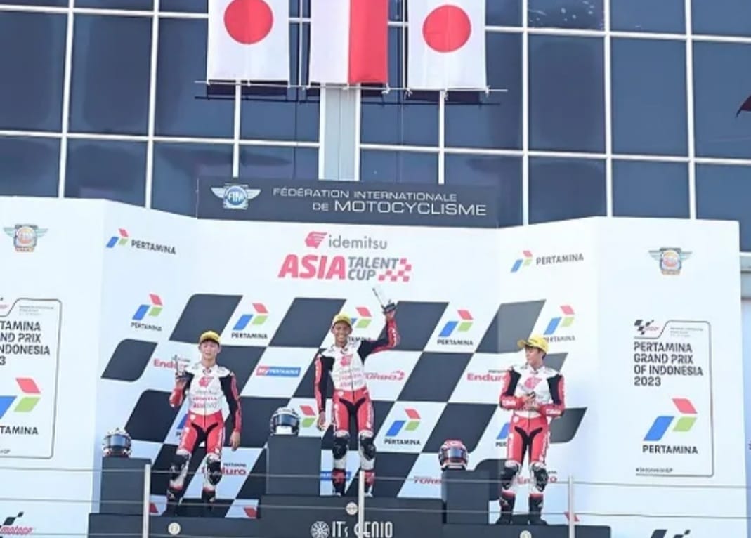 Tampil Dominasi Pebalap Astra Honda di Mandalika, Veda Mampu Sapu Bersih Podium Tertinggi IATC