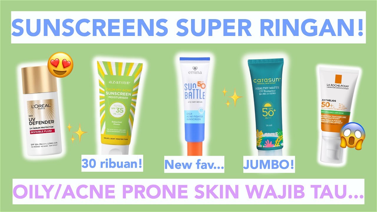 4 Rekomendasi Sunscreen yang Tidak Bikin Beruntusan dan Jerawatan, Bikin Wajah Mulus dan Cerah
