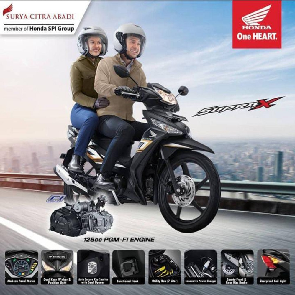 Motor Bebek Kualitas Badak! Inilah Spesifikasi Motor Bebek Honda Supra X 125 Terbaru, Cocok untuk Silaturahmi 
