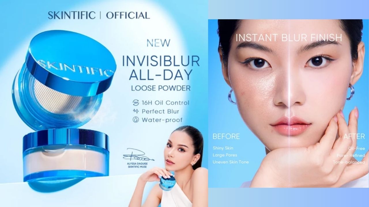 NEW LAUNCH! Review Skintific Invisiblur All Day Loose Powder, Tahan 16 Jam Tanpa Touch Up