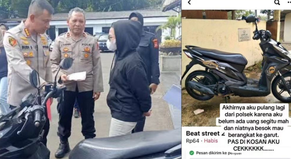 Viral Curhat Diminta Uang oleh Polisi saat Laporan Korban Begal, Kini Motor Tersebut sudah Ditemukan