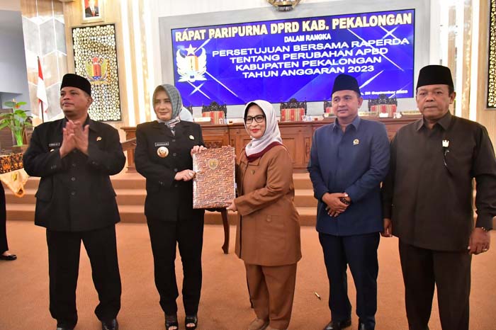 APBD Perubahan Kabupaten Pekalongan Tahun Anggaran 2023 Disetujui 