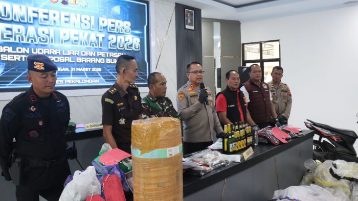 Polres Pekalongan Rilis Hasil Operasi Pekat 2026, 9 Kasus Terungkap dengan 10 Tersangka