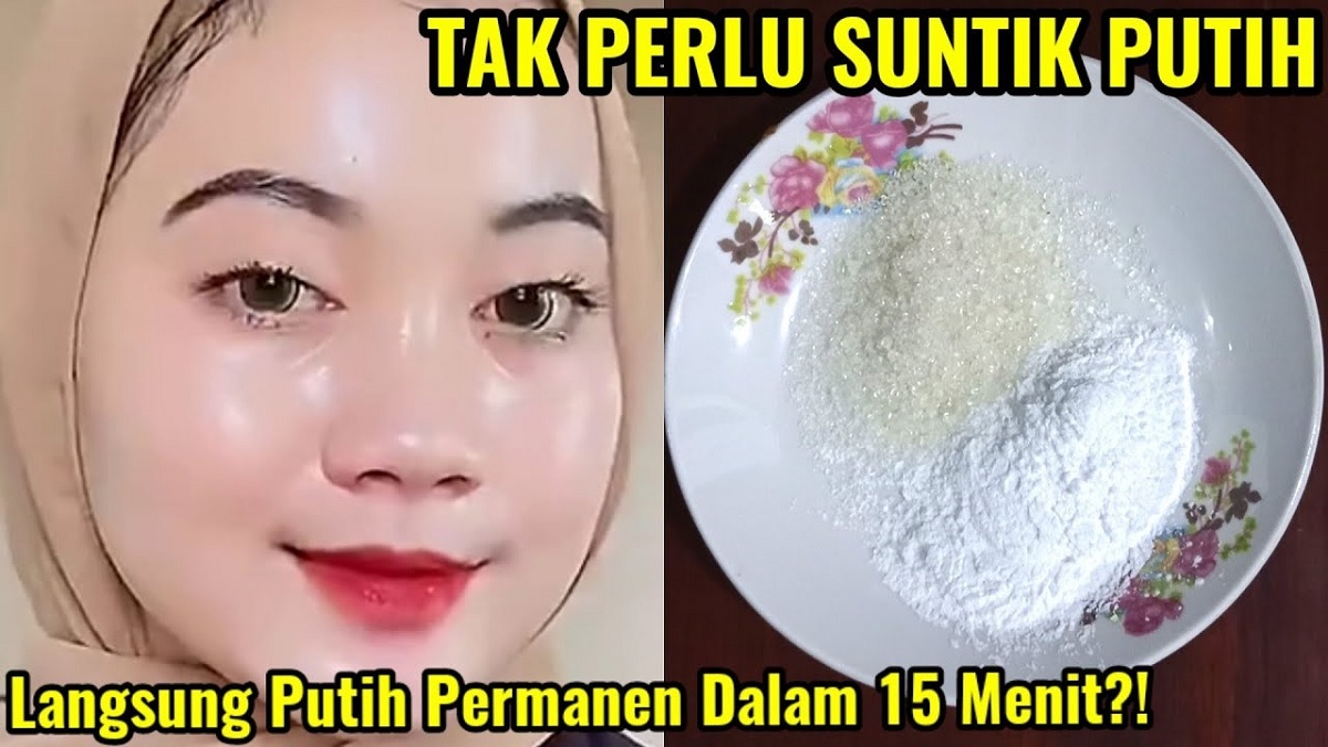 2 Cara Praktis Memutihkan Wajah Pakai Bahan Alami Dapur, Ampuh Bikin Wajah Mulus Glowing Bebas Noda Hitam 