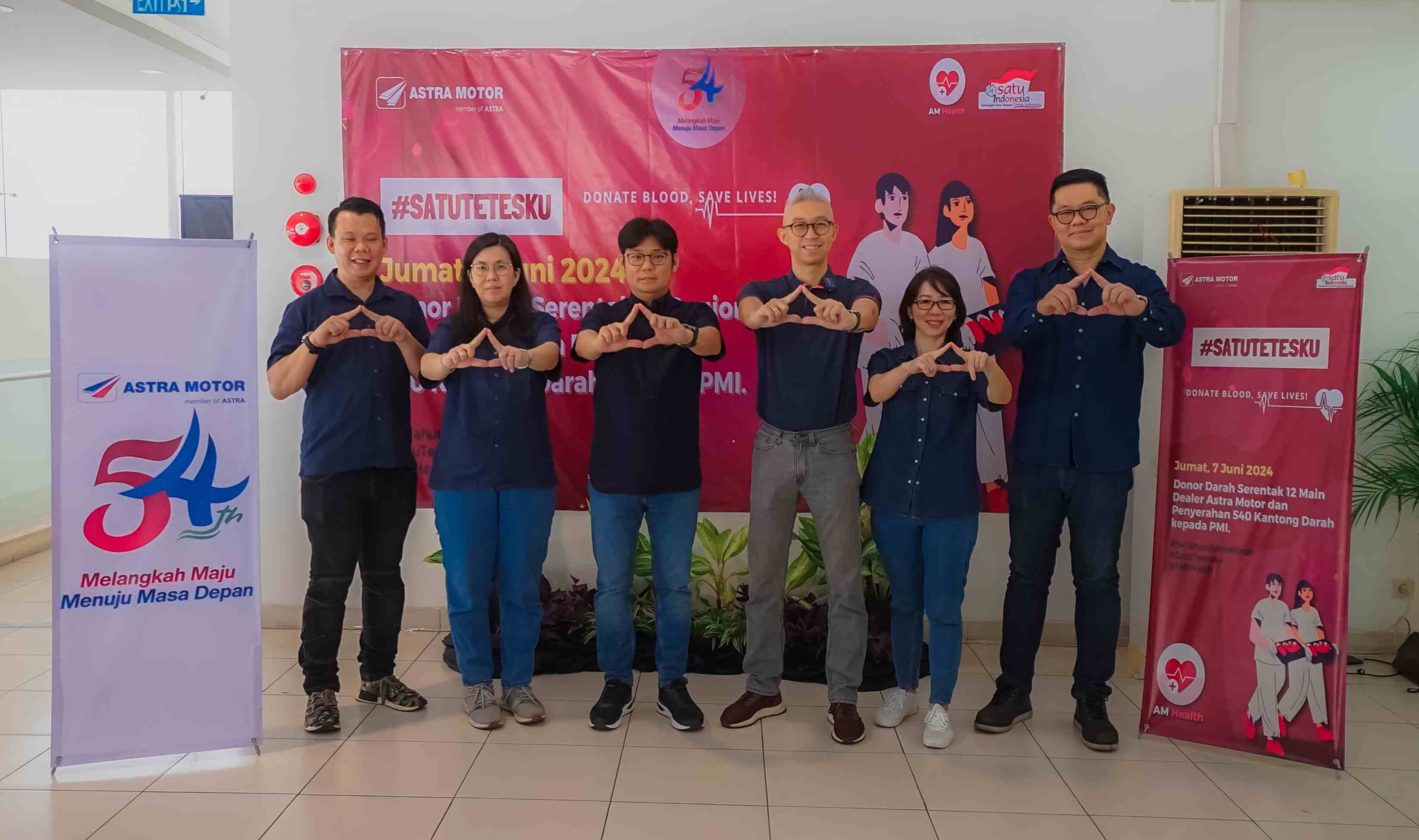 HUT ke-54 Tahun, Astra Motor Gerakkan Aksi Donor Darah Serempak #SatuTetesku