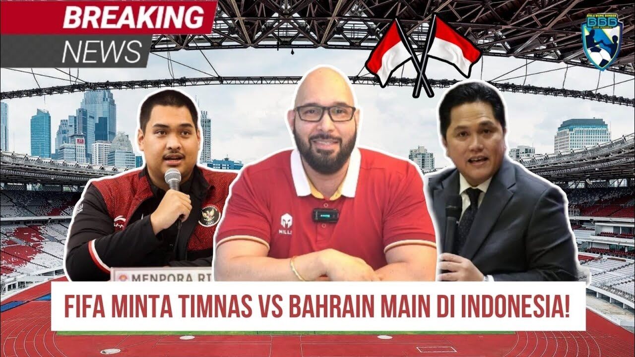 FIFA Menolak Permintaan Bahrain: Laga Lawan Timnas Indonesia Tetap di Indonesia!