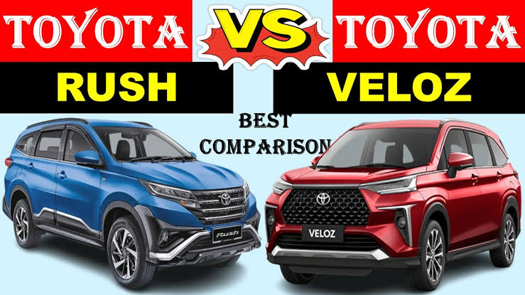 Komparasi Mobil : Toyota Rush GR Sport dengan Toyota Veloz 2024, Harganya Sama 300 Jutaan Pilih Mana