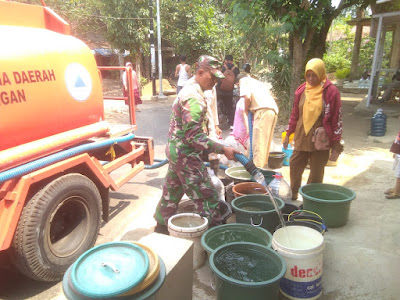 Bantuan Air Bersih Terus Didatangkan Ke Desa Binaan, Salah Satunya Desa Sastrodirjan