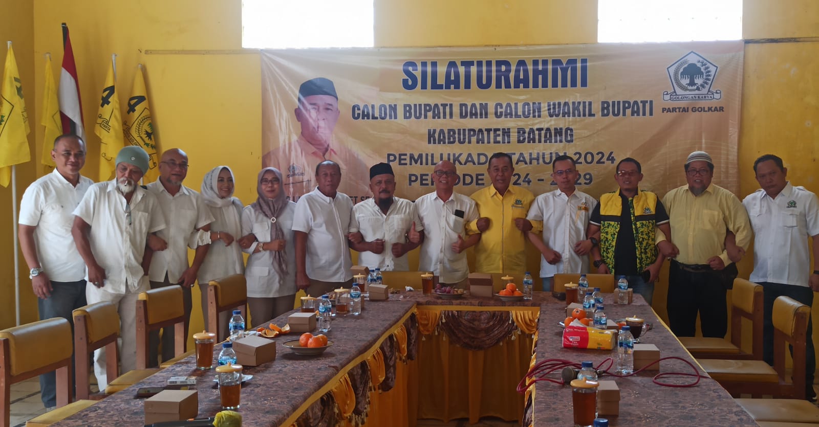 Gerindra Jalin Silaturahmi dengan Partai Golkar, Siap Koalisi dan Usung Paslon Pada Pilkada Batang