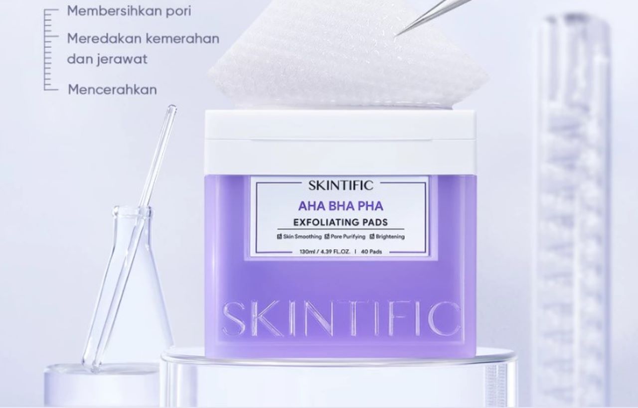 NEW LAUNCH! Review Exfoliating Pad Terbaru Skintific yang Bikin Kulit Bersih sampai Pori Terdalam 