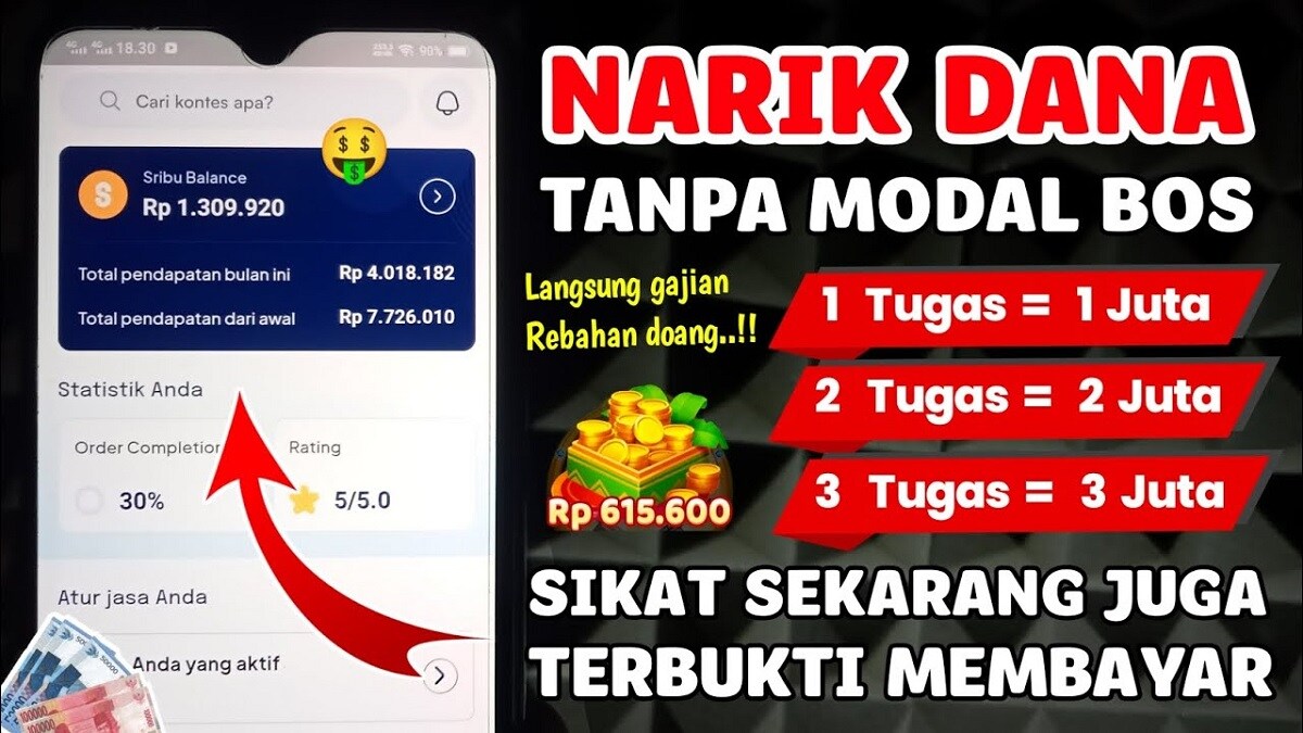 Rahasia Menghasilkan Jutaan Rupiah Per Hari dengan Kerja Freelance Hanya Bermodal HP Android