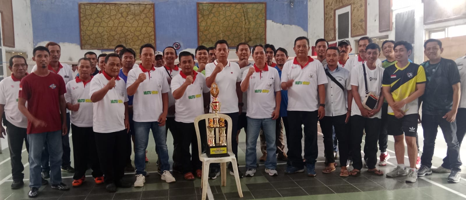 Meriahkan HUT RI dan Hari Jadi Kabupaten Pekalongan, DPU Taru Gelar Turnamen Badminton CUP 2024