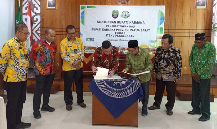 ITS NU Pekalongan Teken MoU Dengan Pemda Kaimanan Papua Barat