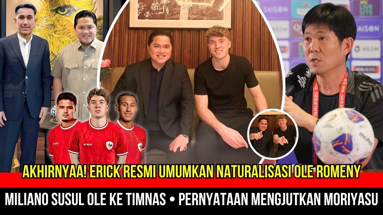 Timnas Indonesia Makin Ngeri! Erick Thohir Resmi Umumkan Naturalisasi 2 Striker Grade A