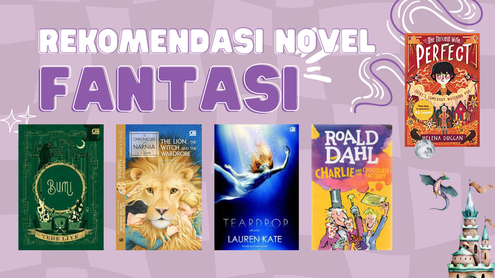 Karya Penulis Manca Negara, Ini 5 Rekomendasi Novel Fantasi Terbaik Untukmu!