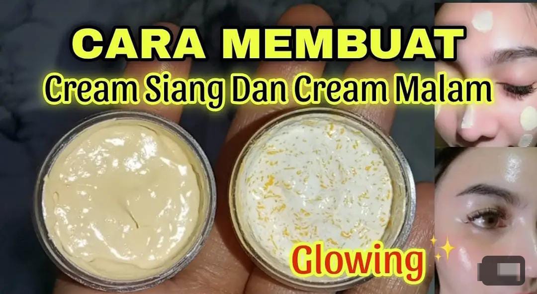 DIY Cream untuk Wajah Glowing Penghilang Noda Hitam di Wajah, Sekali Oles Wajah Langsung Mulus Bebas Kerutan!