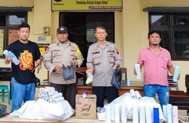 Polisi Amankan Sejumlah Bahan Pembuat Obat Mercon