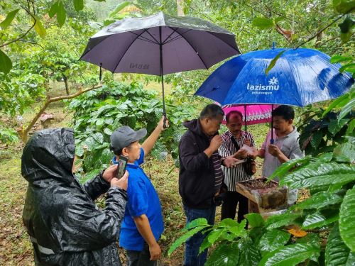 Tim Magister Penyuluhan Pertanian Unsoed Dampingi Petani Lebah Madu Klanceng di Desa Mendolo Pekalongan