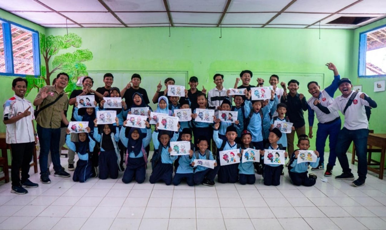 Honda Vario EduRide, Ajak Komunitas Vario Wonogiri Ajarkan Edukasi ke Murid Madrasah Ibtidaiyah