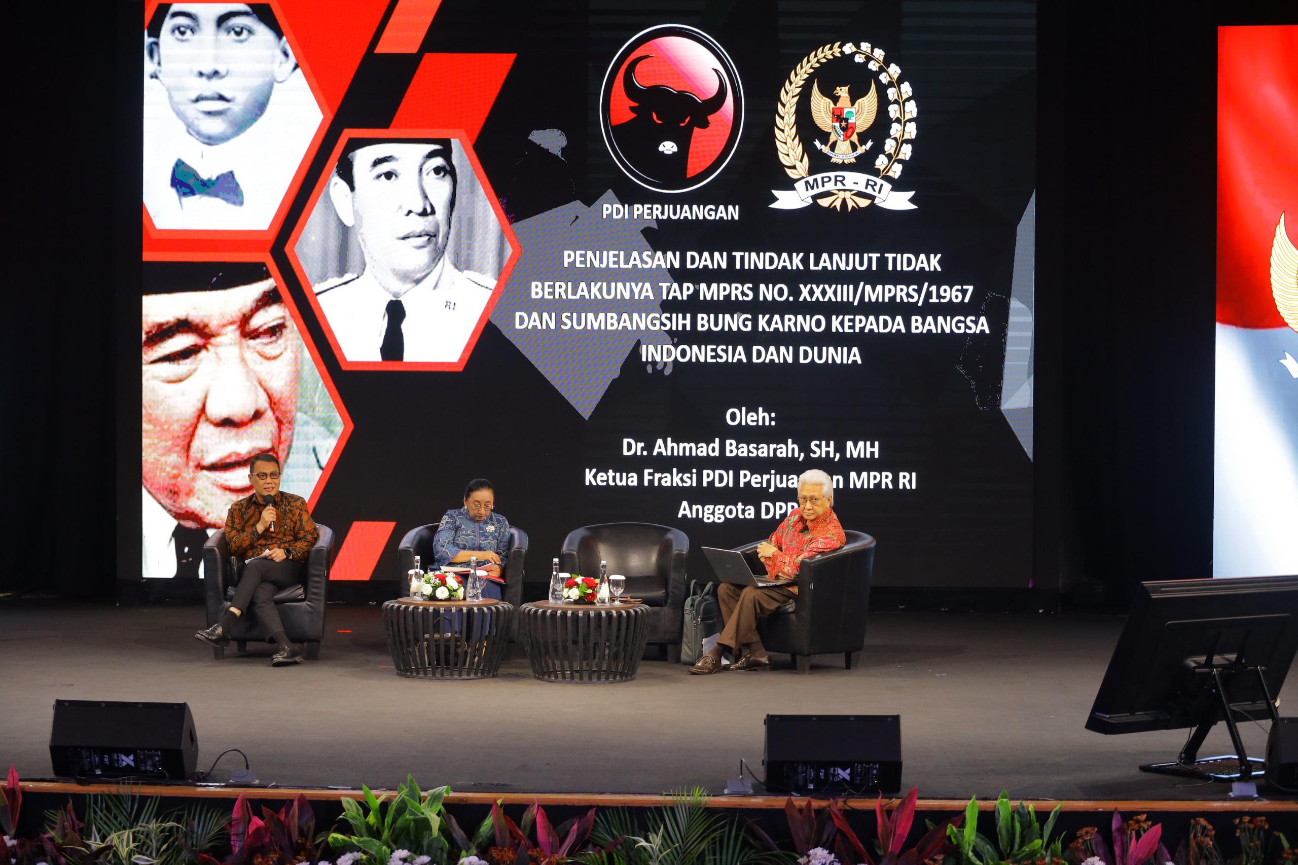 Focus Group Discussion (FGD) yang membahas Tindak Lanjut Tidak Berlakunya  TAP MPRS No. XXXIII/MPRS/1967