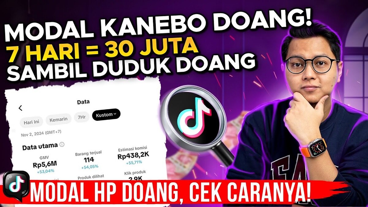 Modal Kanebo Kering Sambil Duduk, 7 Hari Tembus 30 Juta di TikTok, Kok Bisa? Begini Caranya!