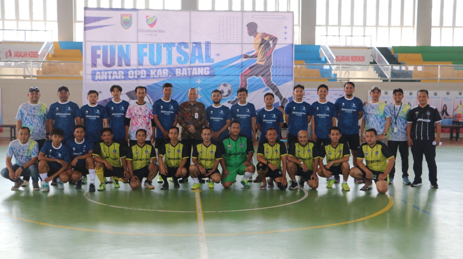 Rayakan HUT RI ke-79 Pemkab Batang bersama BPI Selenggarakan Fun Futsal Antar OPD