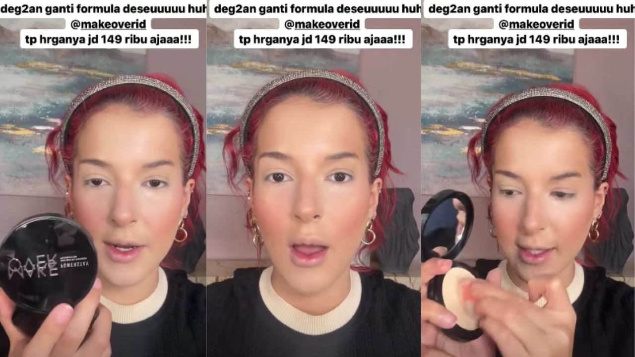 Tasya Farasya Review Bedak Make Over Powerstay Matte Formula Terbaru, Kulit Berminyak Jadi Flawless Sekali Tap