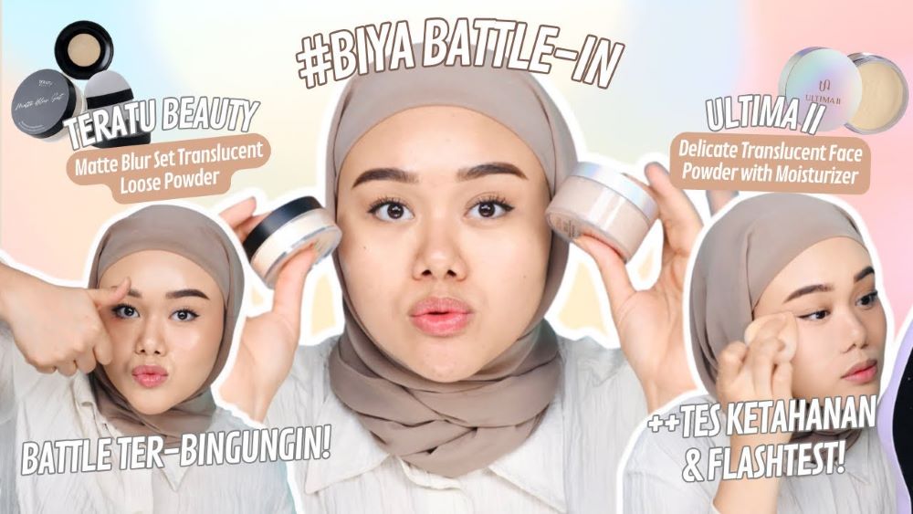 Review Battle Bedak Tabur Ultima II Vs Teratu Beauty, Mana yang Lebih Bagus dan Tahan Lama?