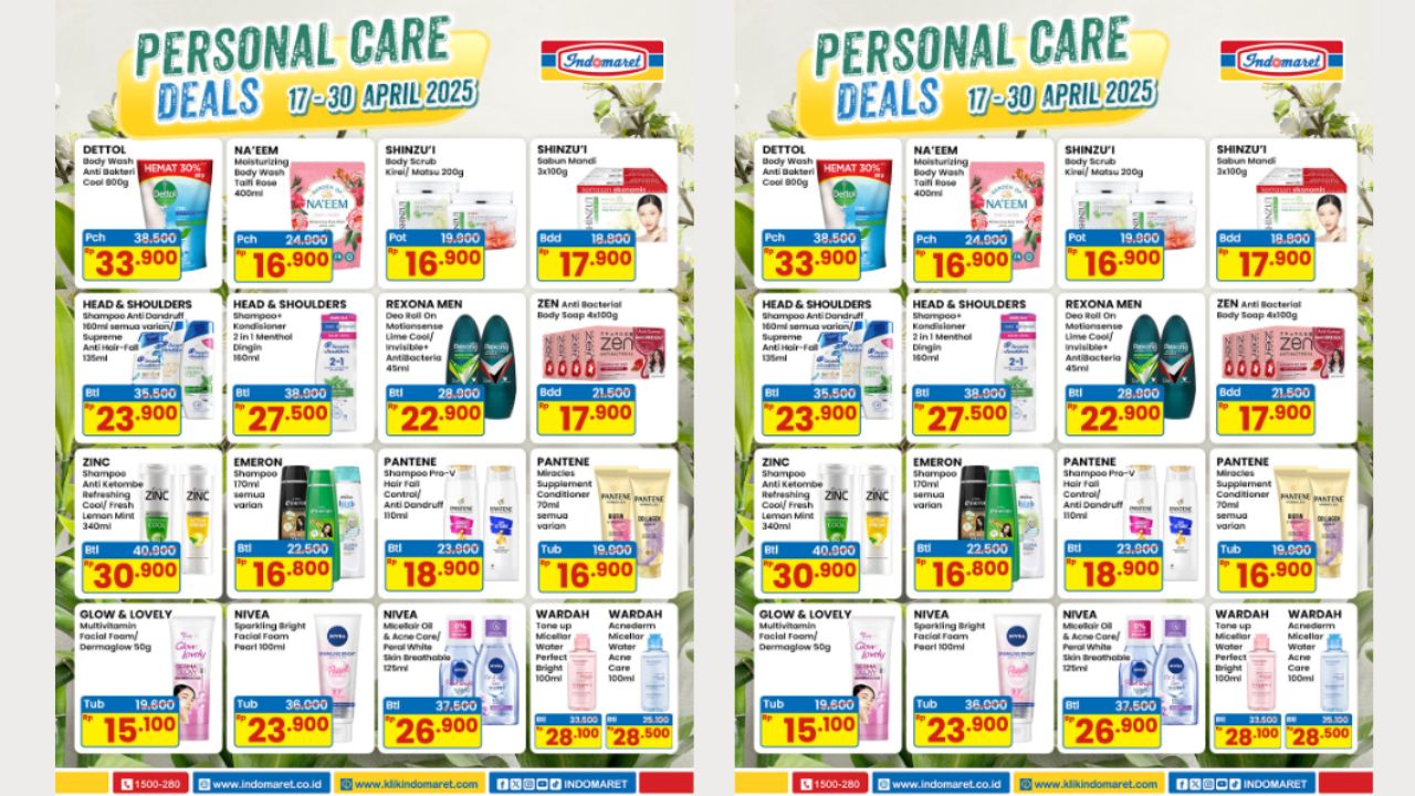 Tebus Sekarang! Promo Shampo di Indomaret, Harga Mulai Rp 16 Ribuan Saja