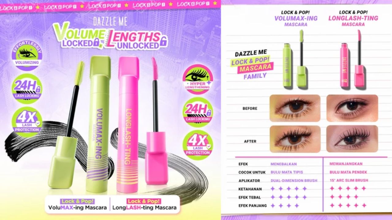 2 Varian Maskara Dazzle Me Agar Bulu Mata Cantik, Mana yang Cocok untukmu?