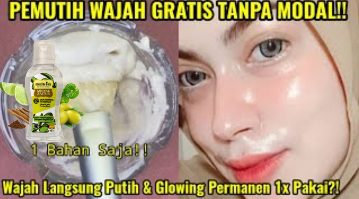 2 Racikan DIY Pemutih Kulit Wajah dengan Bahan Utama Minyak Zaitun, Dijamin Wajah Putih Glowing Awet Muda 