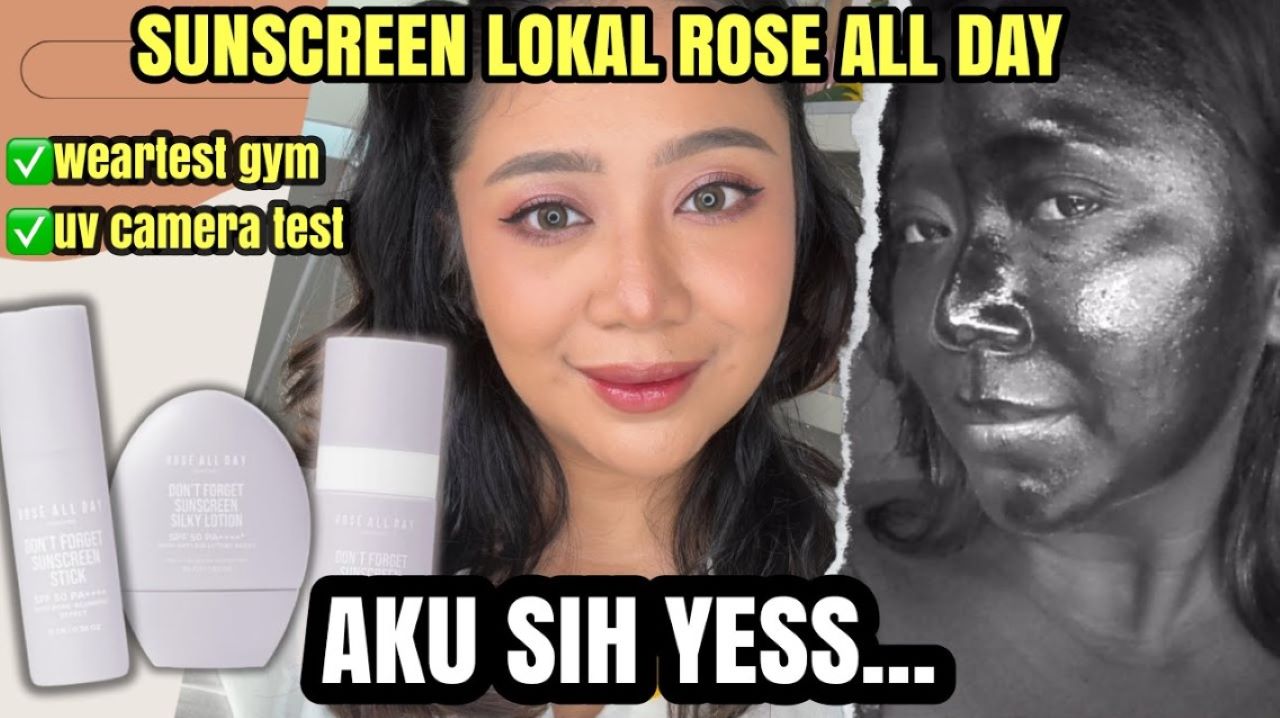 Review Rose All Day Don't Forget Sunscreen Silky Lotion 2024, Anti Kusam!