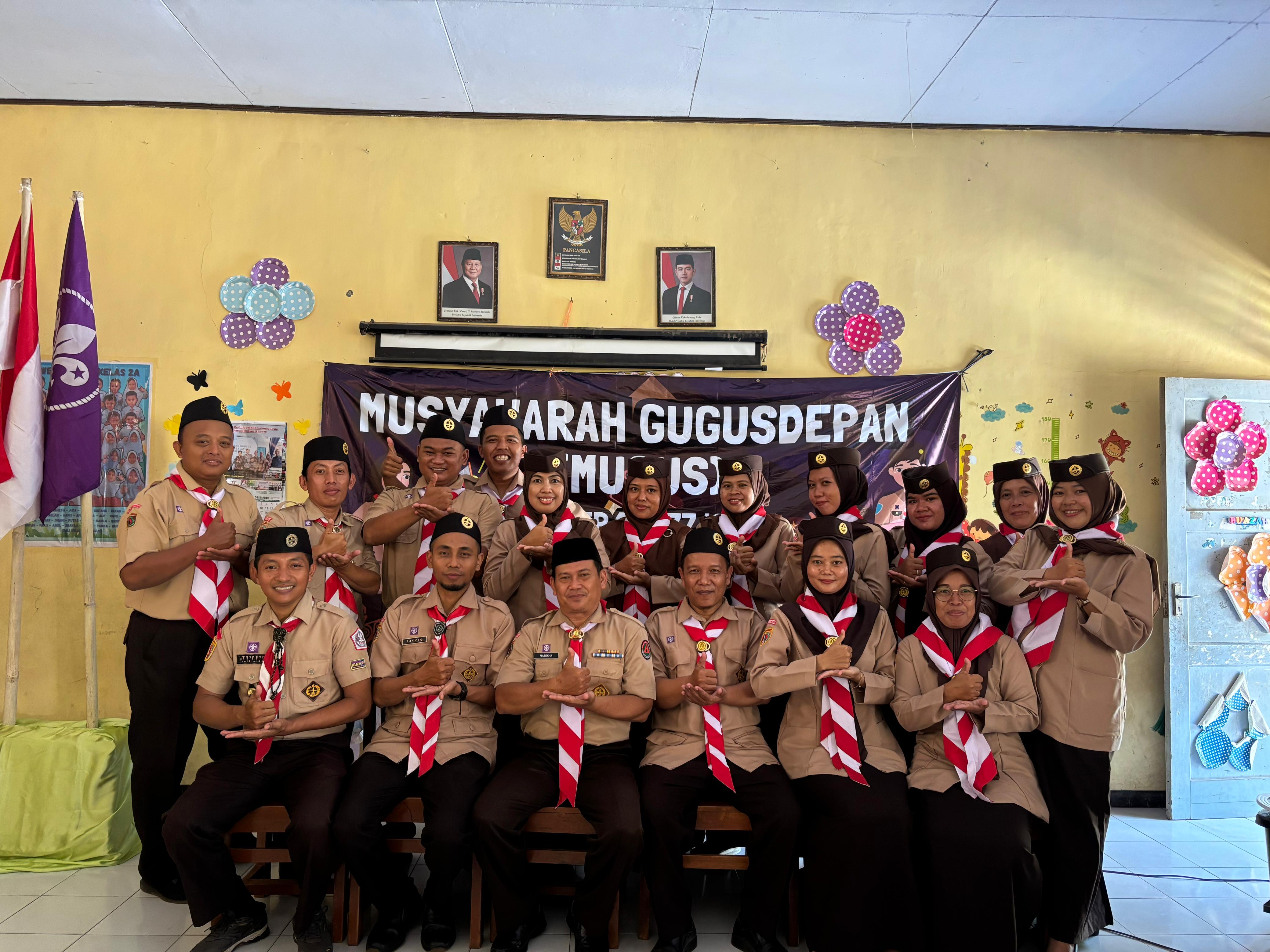 Pangkalan Pramuka SDN Tangkil Kulon Gelar Musyawarah Gugus, Tetapkan Pengurus Baru Masa Bhakti 2025–2027