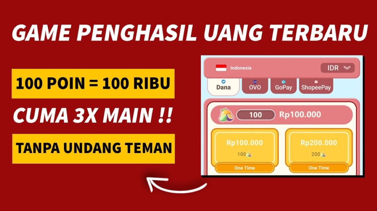 Pengguna Baru Dapat Rp100 Ribu, Game Penghasil Uang Tanpa Undang Teman Terbaru 2025