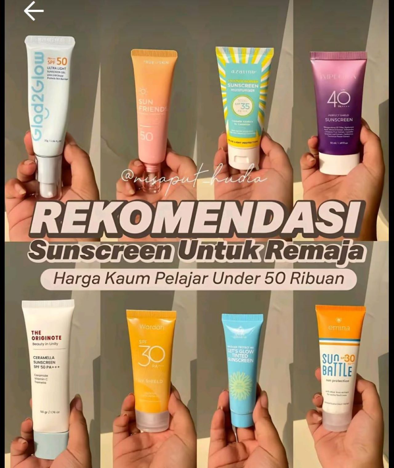 Rekomendasi Terbaik Sunscreen untuk Mengecilkan Pori-Pori yang Besar, Wajah Langsung Mulus!