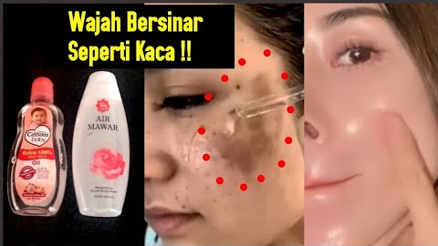 2 Cara Memutihkan Wajah Pakai Air Mawar dan Baby Oil, Rahasia Wajah Bebas Flek Hitam Tanpa Skincare Mahal