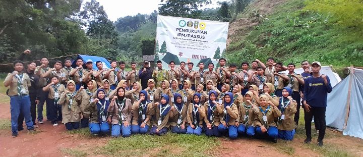 SMK Muhammadiyah Pencongan Gelar Kemah Pengukuhan IPM, HW, PMR, dan PASSUS