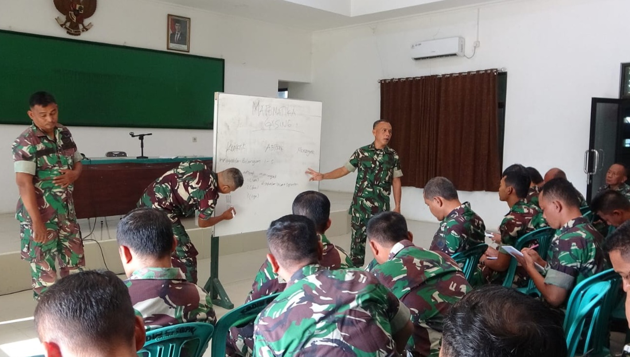 Kodim Pekalongan Gelar Pelatihan Matematika Metode Gasing untuk Babinsa